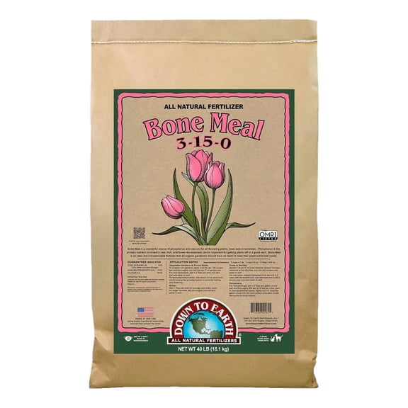 Down To Earth Bone Meal 3-15-0 Organic Plant Food, 40 lb Bag