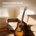 thumbnail image 4 of Fender CC-60S Solid Top Concert Acoustic Guitar - Sunburst w/ Gig Bag, 4 of 9