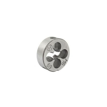 Thread Cutting Die - 20mm Outside Dia M6 Coarse Thread Cutting Tool Round Die Gray