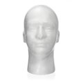 thumbnail image 3 of 11' Male Foam Wig Head Styrofoam, Mannequin Head Hat Glasses Display Holder Model, 3 of 7