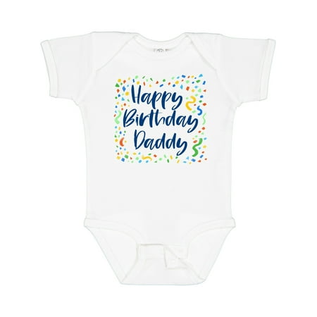 

Inktastic Happy Birthday Daddy Gift Baby Boy or Baby Girl Bodysuit