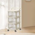 thumbnail image 1 of Carro rodante, estantería móvil, soporte de maquillaje de fácil montaje, carrito organizador de almacenamiento para , dormitorio, cuarto de 3 niveles, 1 of 8