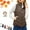 Brown, variant on Women's sleeveless zip-up down vest jacket, comfortable and lightweight stand-up collar quilted vest jacket.