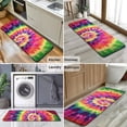 thumbnail image 6 of Colorful Tie Dye Pattern Kitchen Rug Mat,Kitchen Runner Rugs Non Skid Washable,Decorative Kitchen Floor Mats for Kitchen,Sink,Laundry,17"x47.2", 6 of 7
