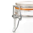thumbnail image 3 of Set of 6 (9 oz) Glass Spice Jars Bottles with Airtight Lids and Leak Proof Rubber Gasket, 3 of 5