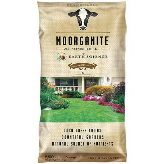 2500 sq ft. Moorganite Fertilizer - 25 lbs