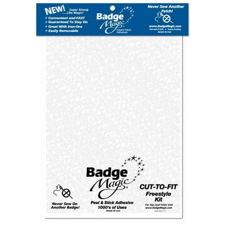Wolf Vest Patches Cut to Fit Freestyle Patch Adhesive Kit (1-pack), The proven, revolutionary way to instantly stick all your badges and patches to uniforms, vests, jackets,.., By Badge Magic ()