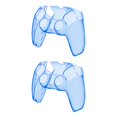 thumbnail image 2 of Funda protectora Seitruly para mango de juego PS5 Azul Transparente 2Conjunto, 2 of 6