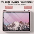 thumbnail image 6 of Kenke Case iPad (A16) 11th Generation 11 inch 2025, iPad 10th Generation 10.9 Inch 2022 with Pencil Holder, Soft TPU Back Smart Trifold Stand Case [Support Touch ID and Auto Wake/Sleep], Pink, 6 of 9