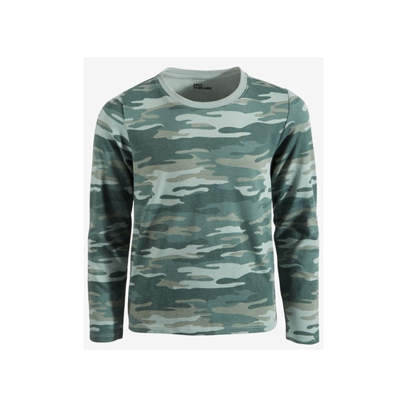 Epic Threads Little Boys Camo Print Shirt Oregano 2T