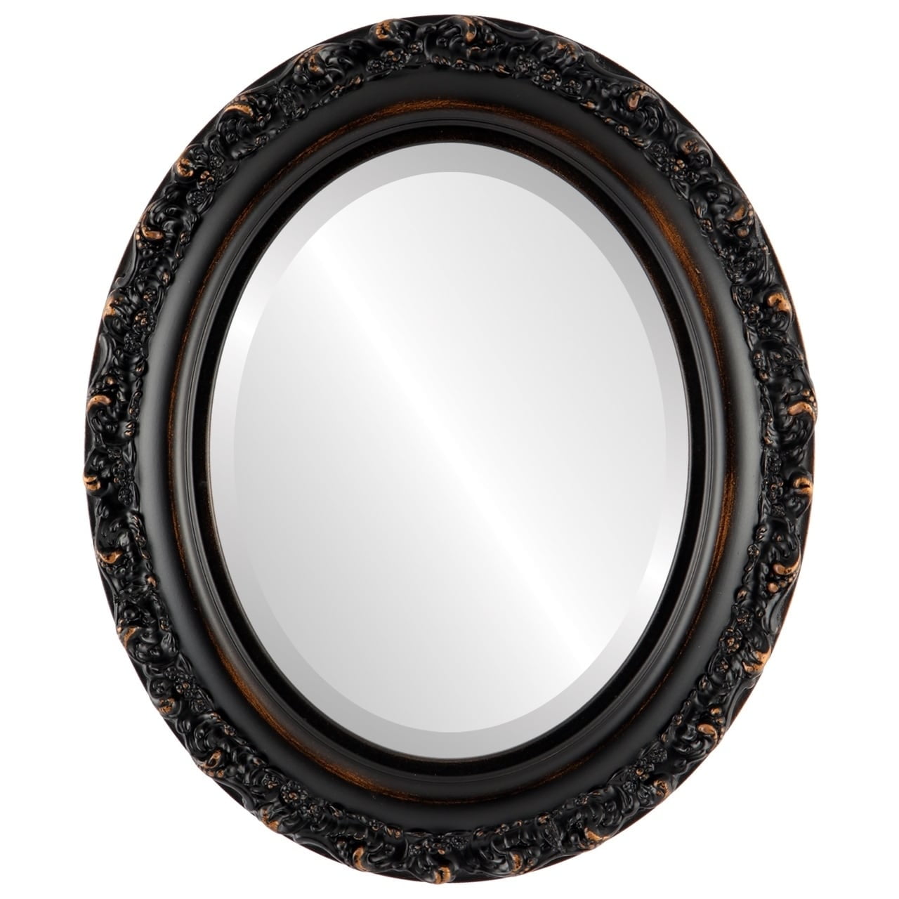 OVALCREST by The OVALCREST Mirror Store Venice Framed Oval Mirror in