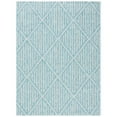 thumbnail image 4 of SAFAVIEH Courtyard Corinna Geometric Indoor/Outdoor Area Rug, Aqua/Grey, 8' x 10', 4 of 8