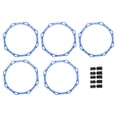 thumbnail image 1 of DYNWAVECA 5 Pieces Agility s 19.69inch Physical Training Multipurpose Portable Outdoor Exercise s for Kids Adults Rugby Blue, 1 of 10
