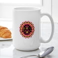 thumbnail image 6 of CafePress - Peanuts Snoopy Circle Large Mug - 15 oz Ceramic Large White Novelty Mug, 6 of 6