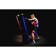 UFC Youth & Adult Inflatable Boxing Freestanding Punching Bag with Pump, 5 ft, Black