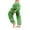 1025Green, variant on Women's Christmas Print Trousers With Drawstring Cuffs Casual Pants And Pajamas