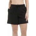 thumbnail image 4 of Danskin Womens 2-Pack Soft Active Short (Light Grey Heather/Black Salt, Large), 4 of 4