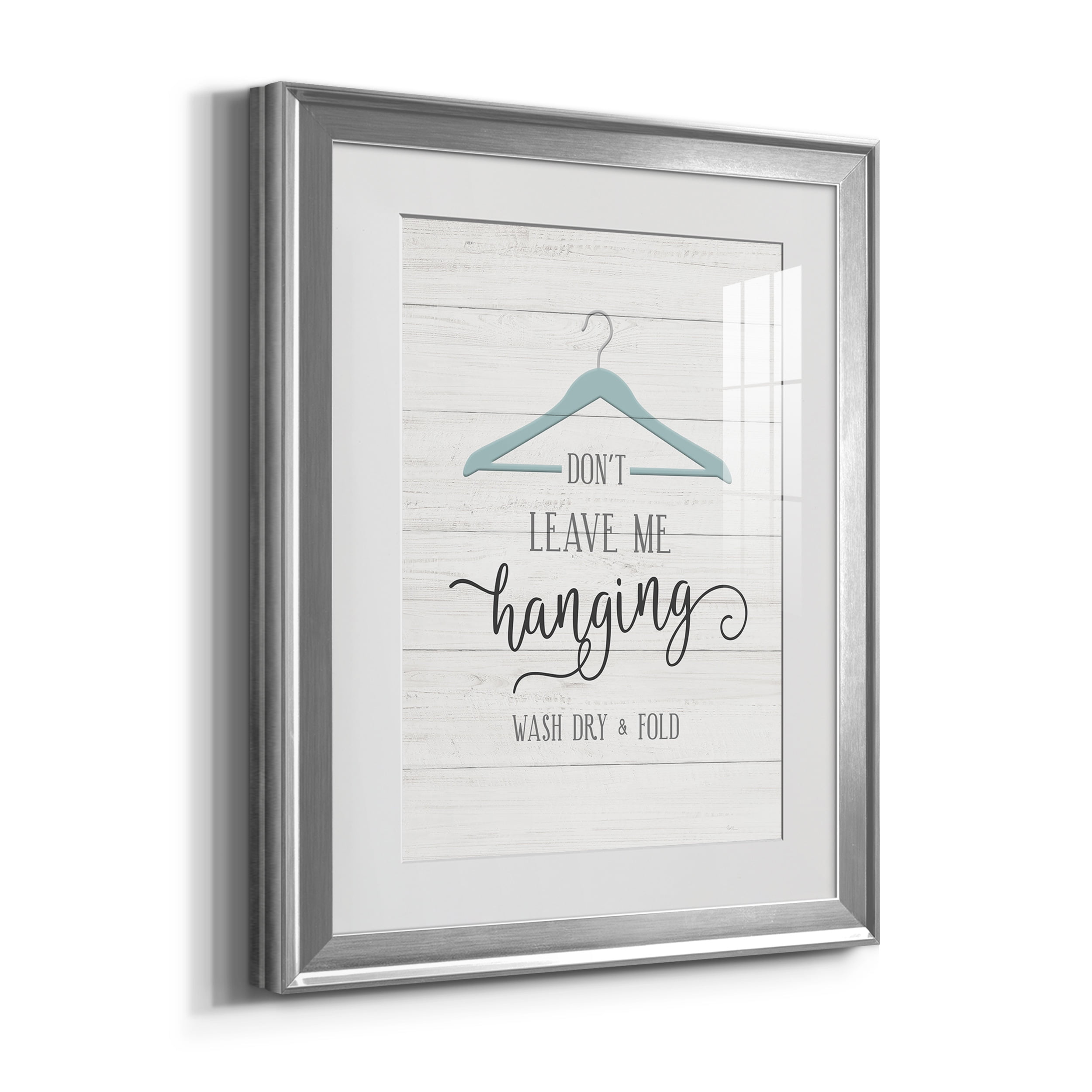 Don't Leave Premium Framed Prints Set of 3 - Ready to Hang - 18 x 24 Each - Silver Frame