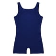thumbnail image 3 of Yartina Men's Wrestling Singlets Bodysuit Slim Fit Sport Leotard Jumpsuits Athletic Sleeveless Tank Navy Blue 3XL, 3 of 7