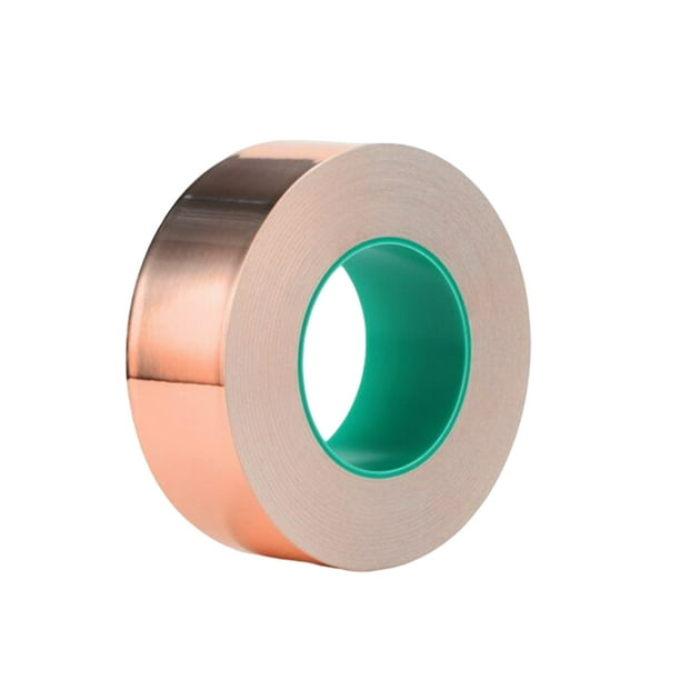 Riwesomey Cinta de lámina de cobre recortable para teléfono y ordenador, protección antiinterferencias, cintas autoadhesivas conductoras, herramienta de Herramientas eléctricas 10 mm Riwesomey TO010571-05