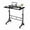 Black/31.50 x 15.75 x 43.31 inch, variant on Alvantor Standing Desk Adjustable Height, Mobile Stand Up Desk with Wheels, 31.5 Inch Portable Rolling Desks Conference Room Tables for Walking Pad Treadmill