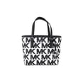 thumbnail image 1 of Michael Kors Optic White Black Monogram XS Extra Small Travel Tote, 1 of 2