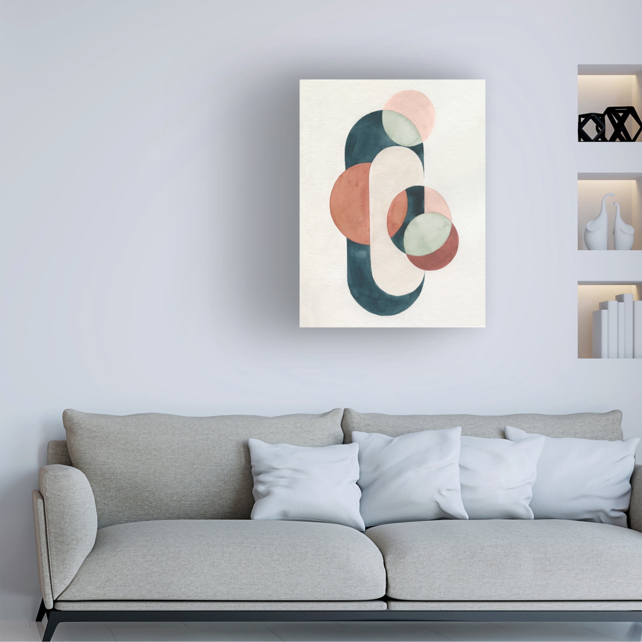 Trademark Fine Art Grace Popp Loops and Bounds II Canvas Wall Art