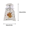 thumbnail image 2 of HOZADOIE A Drawstring Home Decor Christmas Decoration Drawstring Drawstring Candy Bag (16*24cm), 2 of 7
