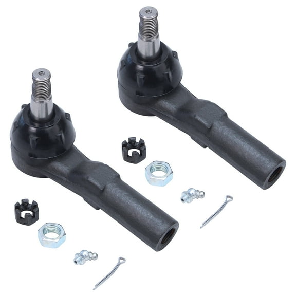 Detroit Axle - 2WD Front Outer Tie Rod Ends Replacement for Dodge Dakota Durango