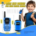 thumbnail image 3 of Kids Walkie Talkies Toys for Boys: comedyfun Mini Robots Walkies Talkies 2 Pack Birthday Gifts for 3 4 5 6-8 Year Old Boys Toys for 4 5 6 7 8-10 Year Old Camping Outdoor Games, 3 of 5