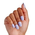 thumbnail image 2 of KISS imPRESS Press On Nails, Color, The Answer, Blue, Short Oval, 30 Count, 2 of 9
