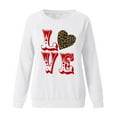 thumbnail image 3 of EQWLJWE Valentines Day Shirts for Women Love Heart Tshirt Long Raglan Sleeve Valentine Tops Clothes, 3 of 4