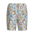 thumbnail image 5 of Naloa Summer Time With Gnome Men's Short Pajama Pants, Lounge Comfort Shorts with Elasticized Waistband and Side Pockets - XX-Large, 5 of 9