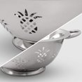 thumbnail image 3 of Cookpro 730 Excelsteel Pineapple Colander Set with Resting Base, Silver - 3 Piece, 3 of 3