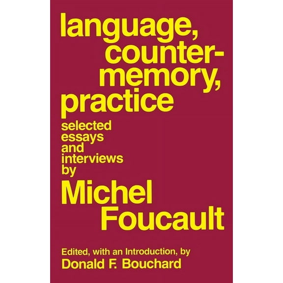 Language, Counter-Memory, Practice, (Hardcover)