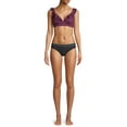 thumbnail image 2 of Time and Tru Women's Solid Eyelet Swimsuit Top, 2 of 6