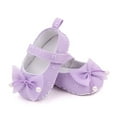 thumbnail image 6 of PINQI Girls Dress Shoes Flower Girl Mary Jane Flats Wedding Party Uniform School Shoes for Toddler Baby Little Kid, 6 of 6