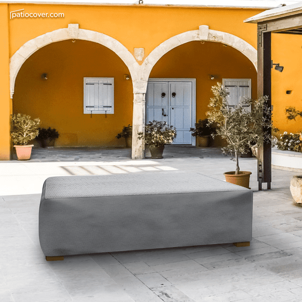 Large Outdoor Ottoman Or Coffee Table, Large Outdoor Ottoman