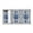 Blue and White Porcelain-style, variant on Cloth Wallet with Lanyard & Multiple Compartments Fashion Purse Zipper Clutch Bag for Cash Cards Coins Blue and White Porcelain-style