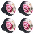 thumbnail image 2 of 4 Pcs Peony Knobs for Kitchen Cabinet Cupboard Dresser Bookcase Drawer Pulls Handles Round Home Decor, 2 of 8