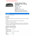 thumbnail image 2 of Right Rear Cargo Door Handle - Compatible with 1996 - 2002 GMC Savana 2500 1997 1998 1999 2000 2001, 2 of 2