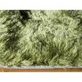 thumbnail image 2 of Momeni Luster Shag 8' X 10' Contemporary Hand Tufted Rug in Apple Green, 2 of 3