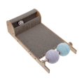 thumbnail image 4 of Cardboard Cat Scratcher and Bed Combining Style Functionality for Indoor Cats Home Use 12.5 x 8.3 x 6.7 Inches, 4 of 5