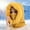 Yellow, variant on Winter Hats for Women Outdoor Riding Headgear Cold-Proof Ski Cap Warm Bib Face Mask Integrated Hood Hat Bomber Hat