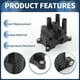 thumbnail image 4 of Bobina de Encendido Unique Bargains Pack No.CM5G12029FA/CM5G12029FB/CM5G12029FC/4S7G12029AA para Ford Fiesta 1.6L 2011-2015 1598CC 98Cu. In. l4 GAS SOHC, 4 of 7