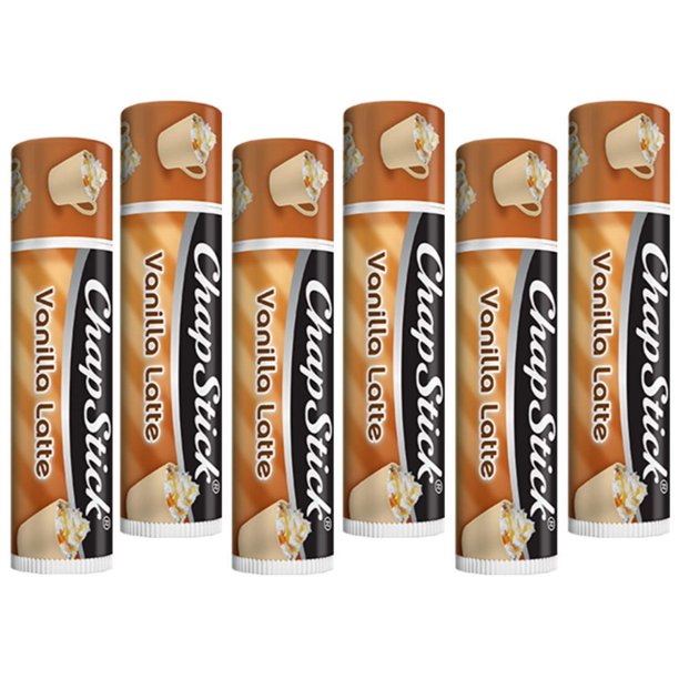 ChapStick Bálsamo labial Vanilla Latte edición limitada, paquete de 6