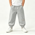 thumbnail image 2 of EnJoCho Kids Maroon Jogger Sweatpants, Soft Cotton Blend Fabric with Elastic Waistband, Comfy Casual Daily Sweat Trousers for Toddler Boys, 2 of 8