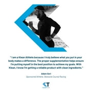 Klean ATHLETE Klean B-Complex | Supports Energy Production, Cardiovascular Function, and Normal Cellular Functions | NSF Certified for Sport | 60 Vegetarian Capsules