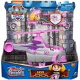 thumbnail image 3 of Original PAW Patrol New Rescue Knights Chase Marshall Rubble Skye Rocky coche de juguete transformador con figura de acción coleccionable, 3 of 4