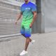 thumbnail image 2 of Playeras Estampadas Para Hombre, Camiseta Holgada Con Estampado De Letras De Ciudad Para Hombre, Conjunto De Ropa Deportiva De Verano, Ropa Deportiva Informal, 2 of 4